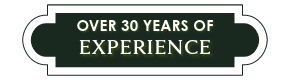 Over 30yrs of experience